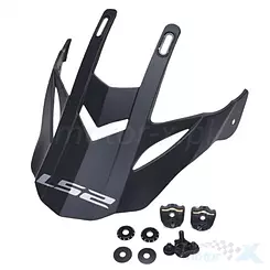 Daszek kasku mx436 evo matt black