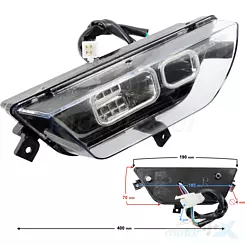 Reflektor przedni prawy ATV Barton Raptor 125