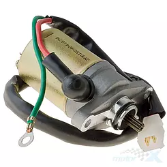 Rozrusznik elektryczny 10 zębów z przewodem + kostka 139QMB/QMA (GY6 50) 4T