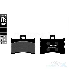 Klocki hamulcowe Galfer Semi Metal Street FD360G1054