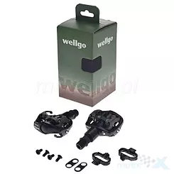 Pedały rowerowe, aluminiowe, 9/16", Wellgo SPD