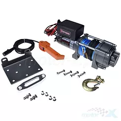 Wyciągarka ATV, uciąg 1588kg ,12V 1HP, linka syntetyczna 14 metrów 5.4mm, EWP3500