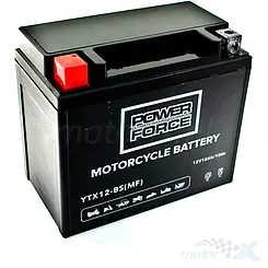 Akumulator bezobsługowy Power Force YTX12-BS 12V 12Ah 150x87x130mm 180CCA