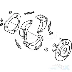 Szczęki sprzęgła tylnego Kymco Agility 125 / People S 125 / Super 8 125