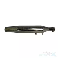 Tłumik prawy z obejmą, Junak M11 125 Euro 4, Euro 5