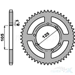 Zębatka tylna PBR 441357F (JTR1134.57)