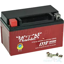 Akumulator żelowy WM Motor WTX7A-BS (YTX7A-BS) 12V 6Ah 150x87x94mm 90CCA