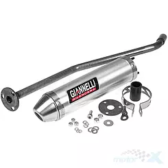Końcówka wydechu, tłumik, Giannelli Enduro Aluminium, Generic Trigger 50, Trigger SM 50 / KSR Moto TR 50 SM / Malaguti XSM 50 19