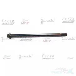 Oś M14x255mm koła przedniego chrom Junak M11 125/320
