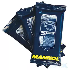 Ściereczki do czyszczenia plastiku Mannol 9946 Interior Wipes 30 szt 