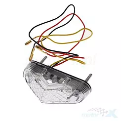 Lampa uniwersalna tylna LED, biały klosz, homologacja 
