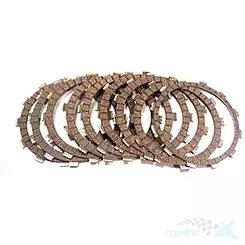 Tarcze sprzęgła, 9 sztuk, Psychic Motorsports MX-03603C (EBS2356) 