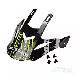 Daszek kasku mx437 verve black white
