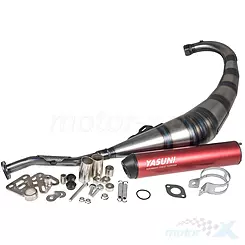 Tłumik Yasuni R2 Max Aluminium Red, Aprilia RS / Rieju RS2 Matrix / Yamaha TZR