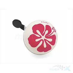 Dzwonek rowerowy Electra hula kremowo-czerwony ding dong 328684