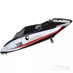 Osłona tylna górna lewa czarna "Bassa XS"