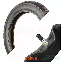 Opona motocyklowa 3.50-16 + dętka, TT Boss Tire BL-207