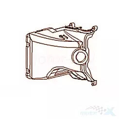 Osłona cylindra  Keeway Goccia 50 4T 249091270000