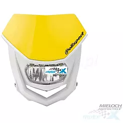 Lampa przednia, reflektor, żarówka LED, żółty RM 01, Polisport Halo