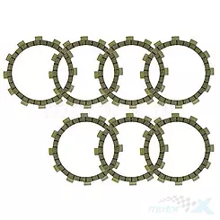 Tarcze sprzęgła, 7 sztuk, Psychic Motorsports MX-03760C (F2815) (EBS2319) 