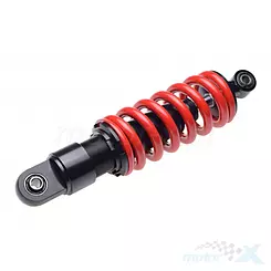 Amortyzator tylny 290mm, czerwono-czarny, WM Motor CNC, Rieju / Beta