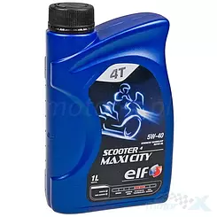 Olej silnikowy Elf Scooter 4 Maxi City półsyntetyczny 4T 5W40 1L