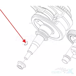 Klin koła magnesowego QJMotor B11810305013