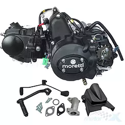 Silnik kompletny 72cc, zestaw, czarny, Moretti Parts 139FMB/147FMD 50 4T AC