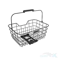 Koszyk rowerowy Electra tylny metalowy prostokątny mik czarny 5251691