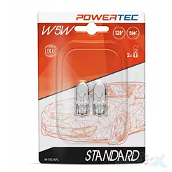 Żarówki W5W 12V 5W W2.1x9.5D, M-Tech Standard, 2 sztuki