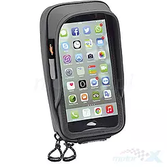 Uchwyt na telefon do motocykla, z daszkiem, 81x160mm, mocowanie od 8 do 35mm, Kappa KS957B