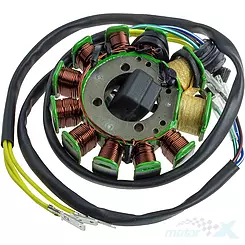 Stator iskrownik, stojan alternatora, 11 cewek ATV BASHAN 200