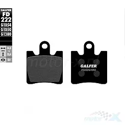 Klocki hamulcowe Galfer Semi Metal Scooter FD222G1050