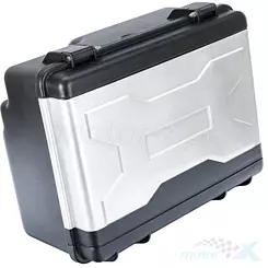 Kufer boczny lewy plastikowy Romet ADV 125 Fi Pro