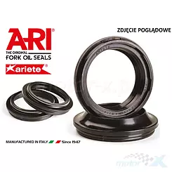 Uszczelniacze zawieszenia przedniego, przeciwpyłowe, Y-24 41x54x5.6/12.7mm Ariete ARI151