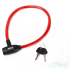 Blokada antykradzieżowa linka 8mm 65cm ARKUS