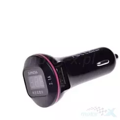 Gniazdo USB z wyświetlaczem napięcia woltomierz 12-24V