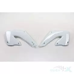 Osłony chłodnicy białe UFO Plast Honda CR 125 / 250 00-01