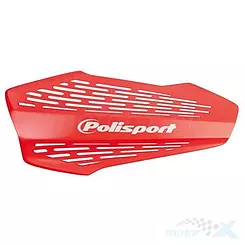 Osłony dłoni uniwersalne, handbary, czerwone, Polisport MX FORCE 8308700007