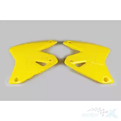 Osłony chłodnicy żółte 101 UFO Plast Suzuki DRZ 400E