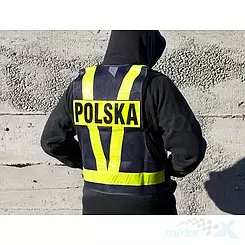 Kamizelka odblaskowa "POLSKA" Biketec