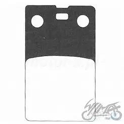 Klocki hamulcowe przednie, 31.5x52x5.5mm, Simson
