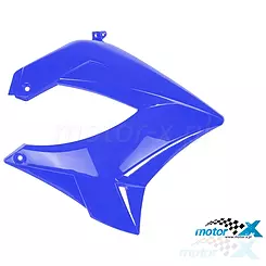 Osłona chłodnicy TNT, prawa, niebieska, Derbi Senda R, Senda SM 00-09 / Gilera