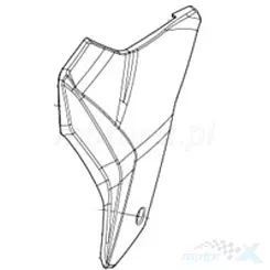 Osłona boczna lewa Keeway RKV 125  65621K67003Z