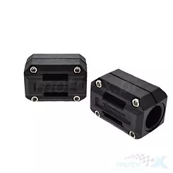 Dodatkowe ślizgi do gmoli, uniwersalne na średnicę rury 22, 25, 28mm, czarne, WM Motor