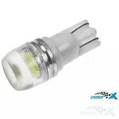 Żarówka LED, T10, 12V/0,6W (3,6W), SMD 7080, 35lm, 360°, biała 6000K