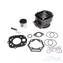 Cylinder kompletny 70cc żeliwo sworzeń 12mm Derbi Aprilla LC