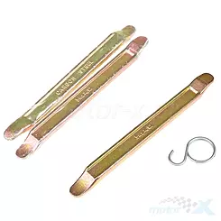 Łyżki do opon, zestaw, 3x200mm, z hakiem przytrzymującym do szprych, Buzzetti 4960 Professional