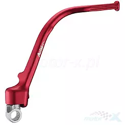 Dźwignia rozrusznika nożnego, aluminiowa, czerwona, Accel KST101RD HONDA CRF 250R '10-'17