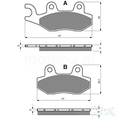 Klocki hamulcowe Gold Fren 334 S3